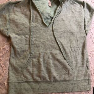 Anthropologie Daily Practice short Sleeve Hoodie